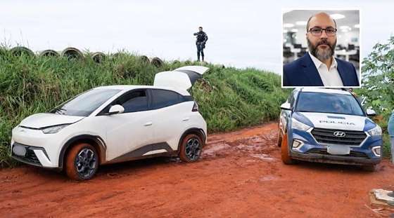 Motorista de aplicativo some em Rondonópolis e carro é encontrado com documentos queimados