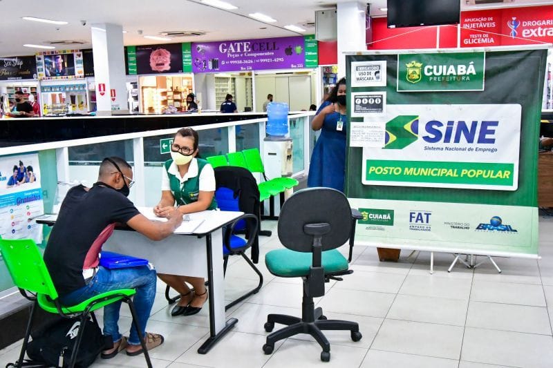 Sine de Cuiabá disponibiliza 222 vagas de emprego nesta sexta-feira (20)