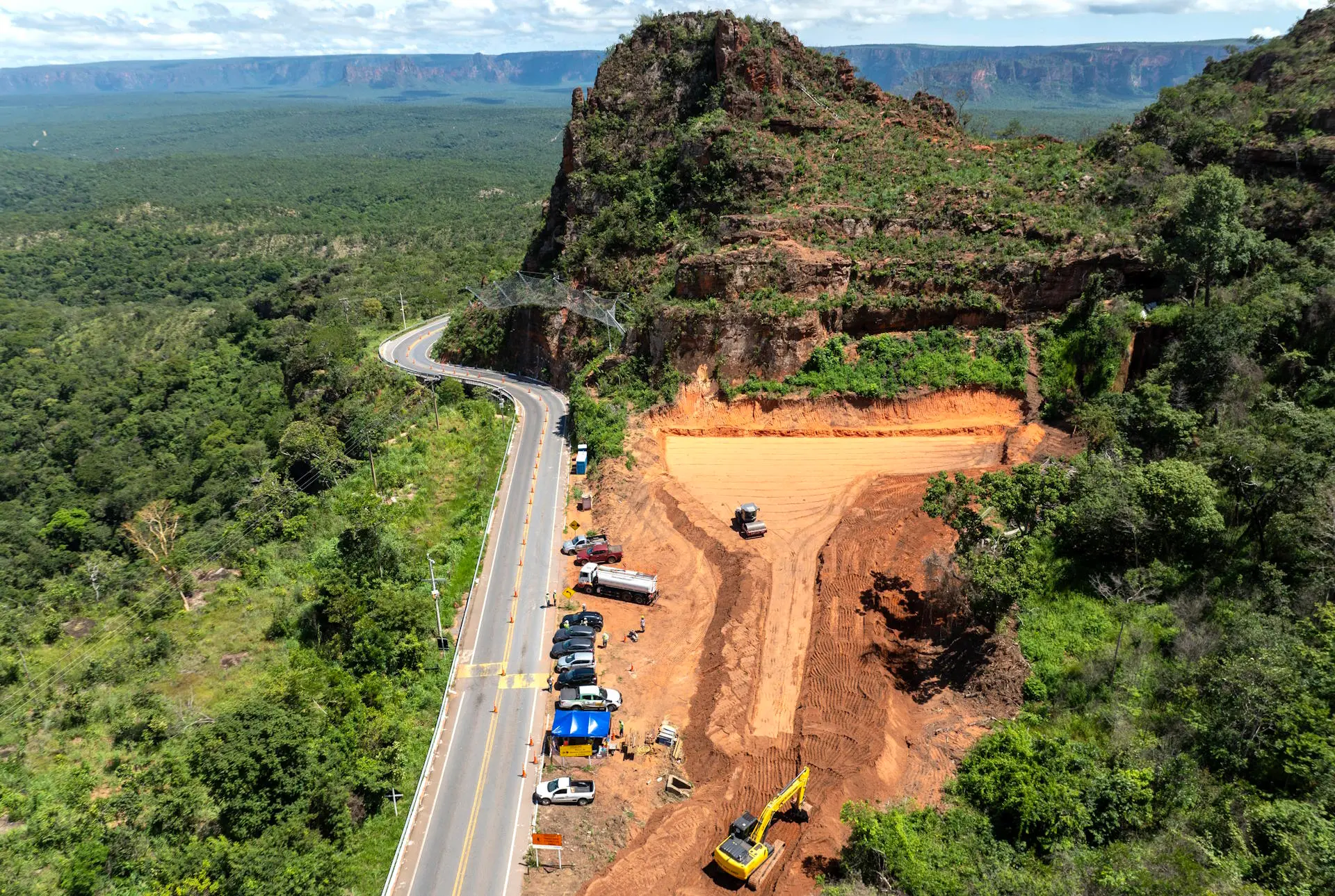 Portão do Inferno terá túnel de 170 metros para reduzir risco de deslizamentos na MT-251