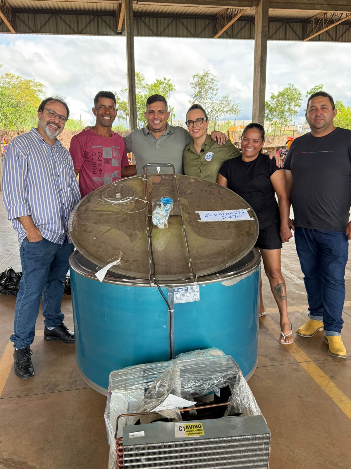 Produtores de Leite da Baixada Cuiabana comemoram chegada de equipamentos pleiteados pela deputada Sheila Klener