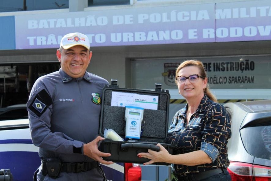 “Esses etilômetros serão fundamentais para a fiscalização”, diz comandante do Batalhão de Trânsito