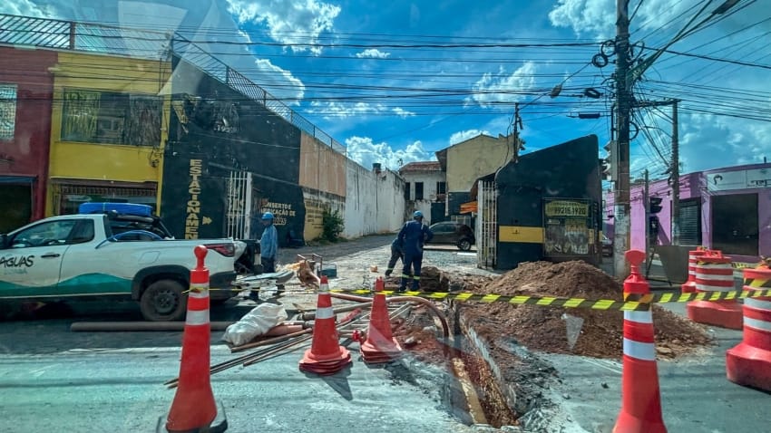 Trecho da Av. Prainha é interditado nesta terça (3) para obras de drenagem e recapeamento