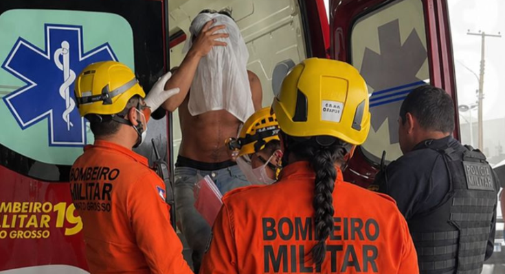 Homem sequestrado é baleado na cabeça e foge após tentativa de morte em Lucas do Rio Verde; VEJA O VÍDEO