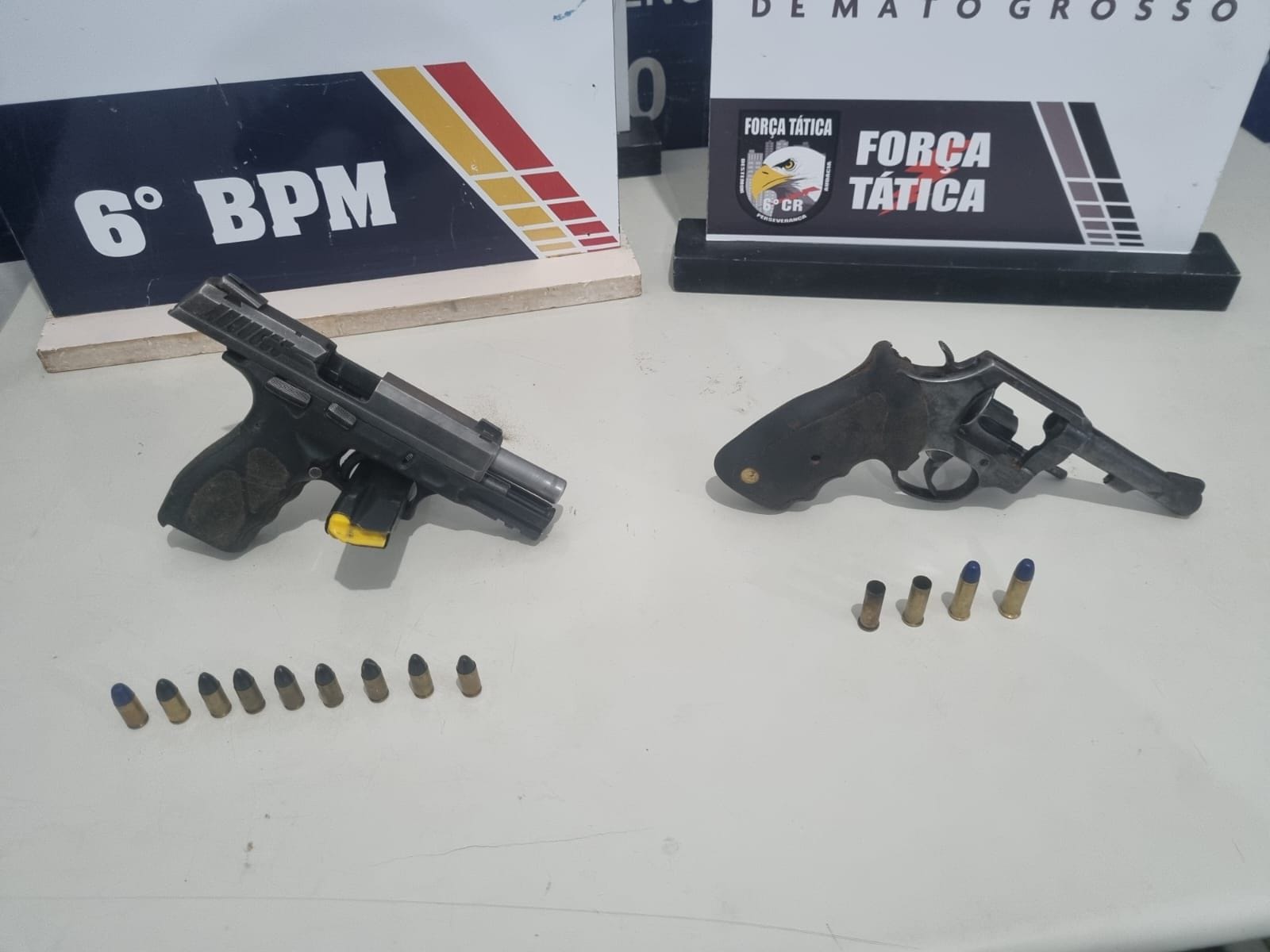 Ação conjunta da Polícia Militar e do BOPE prende faccionados após tentativa de homicídio em Cáceres
