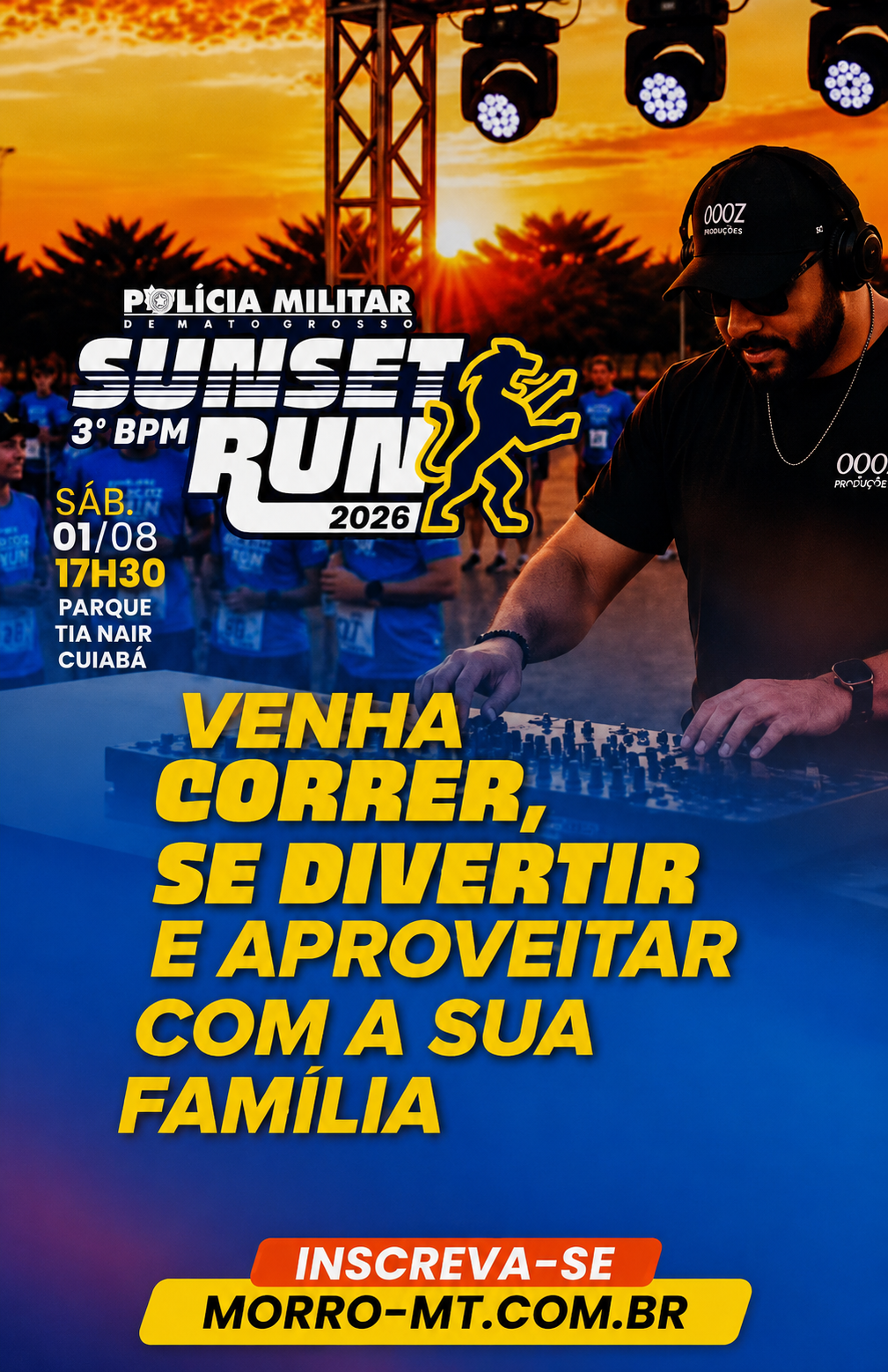 "Esta será a primeira corrida do 3º Batalhão e queremos aproximar a comunidade da Polícia Militar", afirma coronel; VEJA VÍDEO