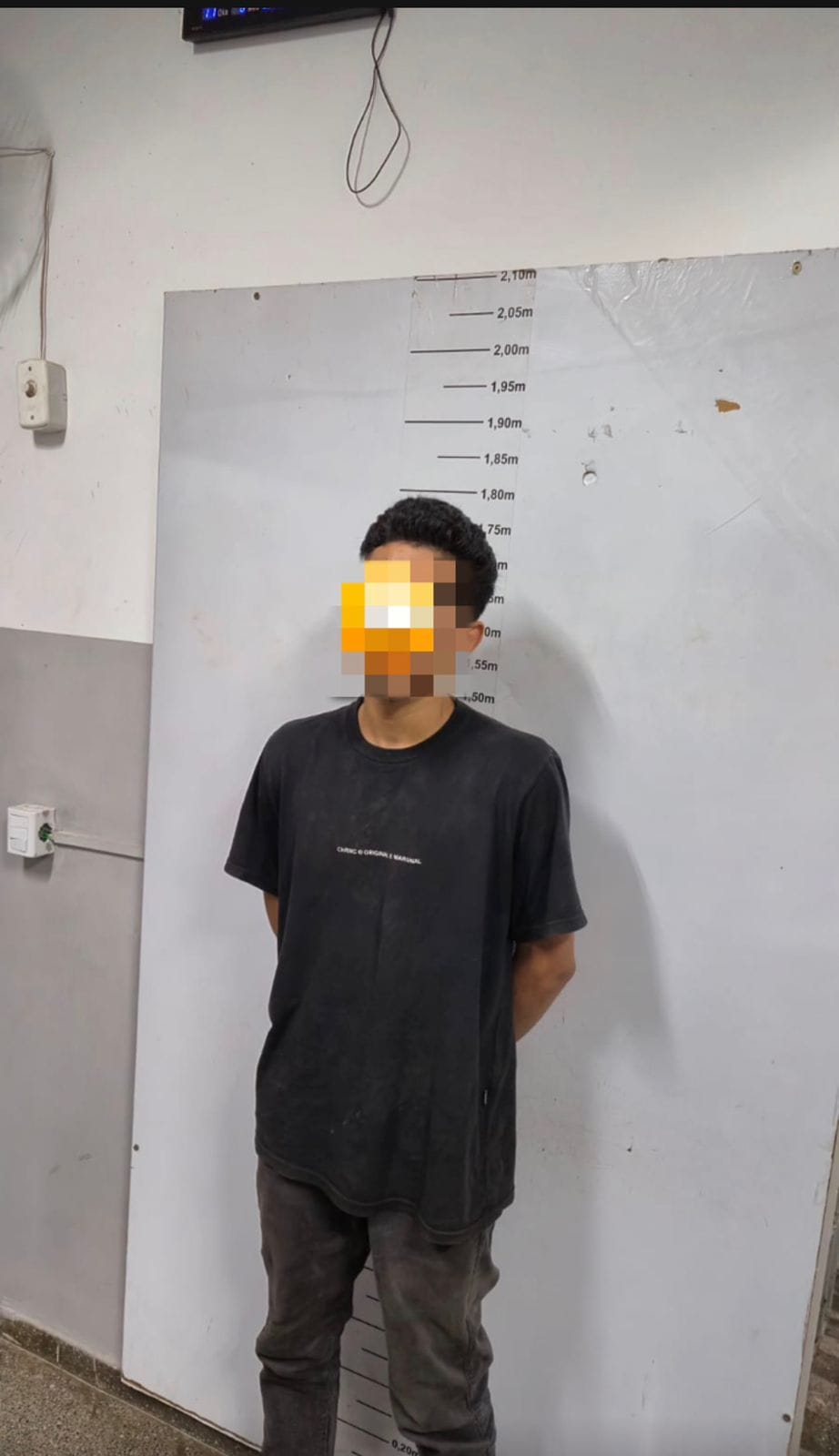 Homem é preso após abandonar caminhonete furtada e tentar fugir por região de mata