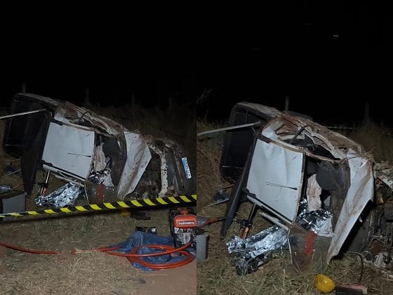 Motorista morre após Strada invadir pista e atingir carreta na BR-163