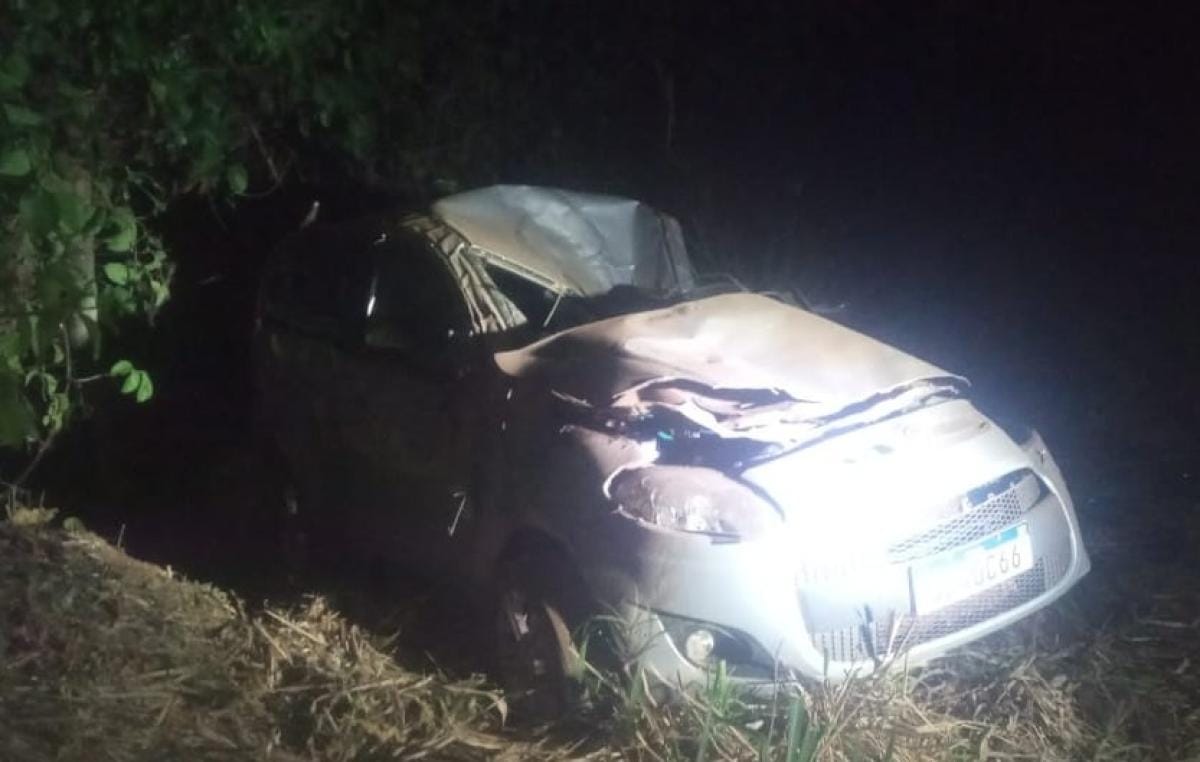 Mãe e filho morrem em capotamento na MT-130 em Poxoréu