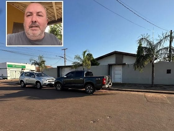 Veja o momento que a Polícia chega na casa do Ex-Prefeito em Pontes e Lacerda