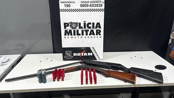 Idoso é preso ameaçar mulher com arma em Várzea Grande