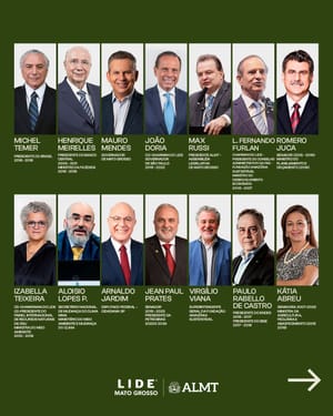 LIDE Mato Grosso e ALMT reúnem especialistas em evento que discutirá futuro sustentável e crescimento do país