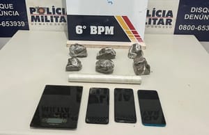 Três são presos em flagrante pela Polícia Militar por tráfico de drogas em Cáceres