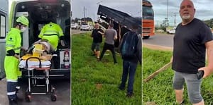 Jornalistas se agridem durante cobertura de acidente na BR-163, em Sinop; VEJA O VÍDEO