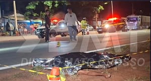 Pedestre morre após ser atropelado ao atravessar a BR-364 em Rondonópolis