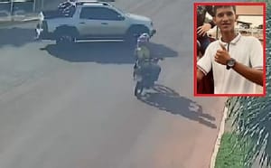 “Foi arremessado com a força da batida”, mostram imagens de acidente que matou jovem em Tangará da Serra