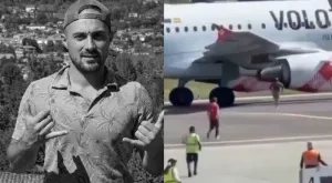 Homem morre ao ser sugado por turbina de avião após invadir área restrita de aeroporto; VEJA O VÍDEO