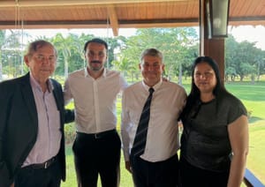 Moretto articula investimentos em infraestrutura e parcerias estratégicas na posse do novo governador de Santa Cruz