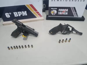 Ação conjunta da Polícia Militar e do BOPE prende faccionados após tentativa de homicídio em Cáceres