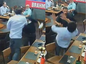Cliente que agrediu garçom com soco no rosto em bar é condenado a pagar R$ 10 mil; VEJA VÍDEO