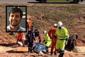 Empresário morre após perder controle de moto esportiva e bater na BR-163 em Sorriso; VEJA VÍDEO