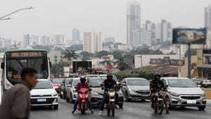 Frente fria muda o clima em Cuiabá e mantém previsão de chuva ao longo da semana