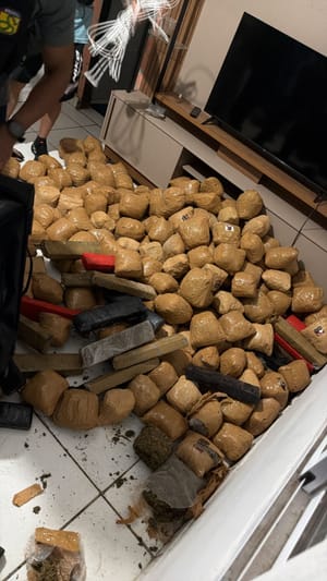 Denarc apreende mais de 150 quilos de maconha em residência de Cuiabá; VEJA VÍDEO