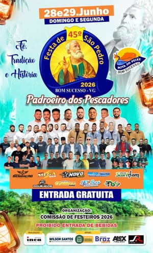 Festa de São Pedro e dos Pescadores celebra 45 anos nos dias 28 e 29 de junho