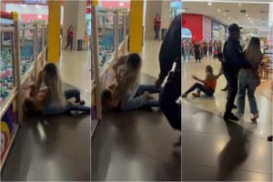 Duas mulheres trocam socos e puxões de cabelo dentro de shopping em Várzea Grande
