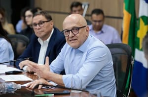 Governador anuncia reforço da PM para garantir intervenção no DAE de Várzea Grande; VEJA VÍDEO