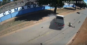Mulher morre após colisão entre motocicleta e Saveiro em Rondonópolis