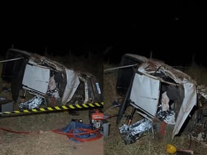 Motorista morre após Strada invadir pista e atingir carreta na BR-163
