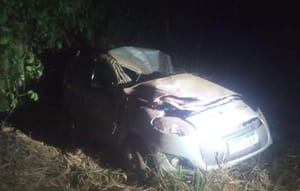 Mãe e filho morrem em capotamento na MT-130 em Poxoréu