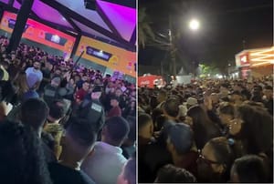 Apagão, correria e spray de pimenta marcam noite de shows em Chapada dos Guimarães; VEJA VÍDEO