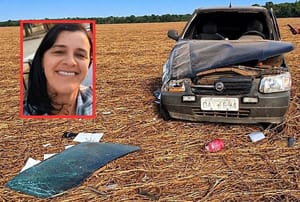 Mulher morre após capotar carro ao voltar para casa