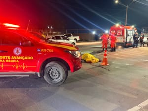 Idoso é atropelado e morto por moto de alta cilindrada em Cuiabá