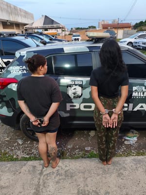 Duas mulheres são presas após sargento ser baleado e ter arma roubada em Cuiabá