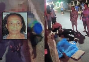 Idosa de 82 anos tem corpo dilacerado por  por ônibus em Cuiabá - MT; VEJA VÍDEO